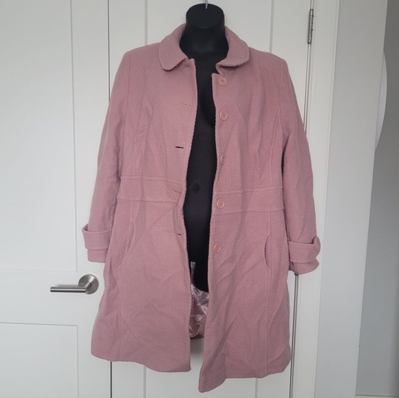 New Look pink coat - Picture 5 of 10